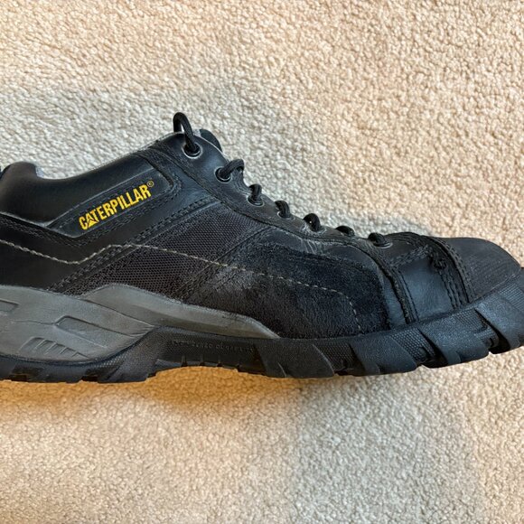 Caterpillar Argon Composite Toe Work Shoes Men's Size 12 Black gray P89955 - Picture 6 of 10